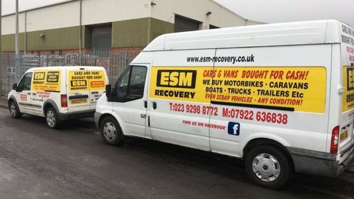 Scrap My Car Services in Gosport, Hampshire | ESM Recovery
