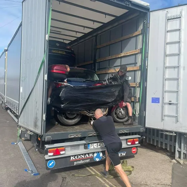scrap motorbike